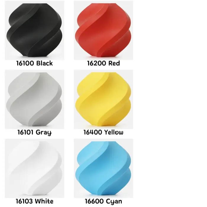 PLA Lite | Yellow (16400) Жовтий ПЛА оригінальний філамент Bambu Lab, пластик для 3д друку