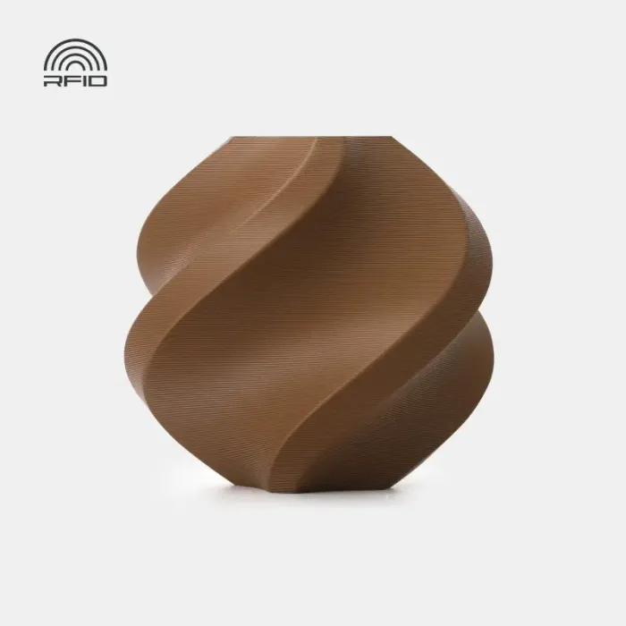 PLA Lite | Cocoa Brown (16800) Коричневий ПЛА оригінальний філамент Bambu Lab, пластик для 3д друку