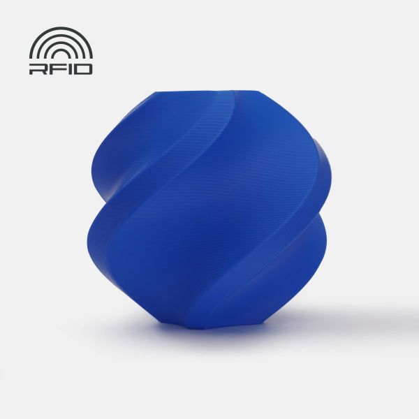 PLA Basic Blue (10601)  - темно-синій ПЛА філамент Bambu Lab пластик для 3д друку